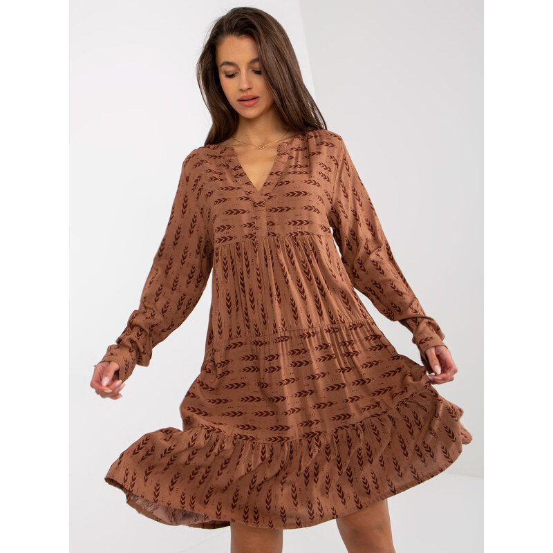 Sublevel Dress-D73771M30361A4-brown