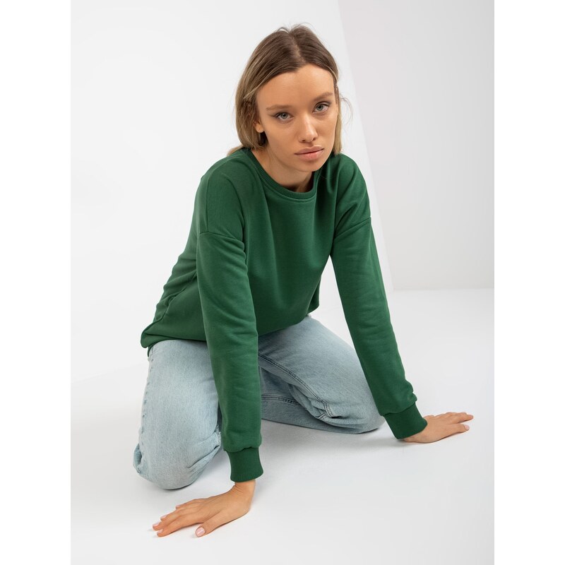 RELEVANCE Sweatshirt-RV-BL-8310.60-dark green
