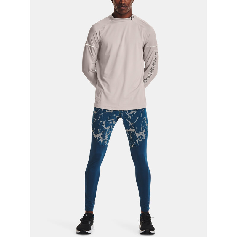 Under Armour Legíny UA OUTRUN THE COLD TIGHT-BLU - Pánské