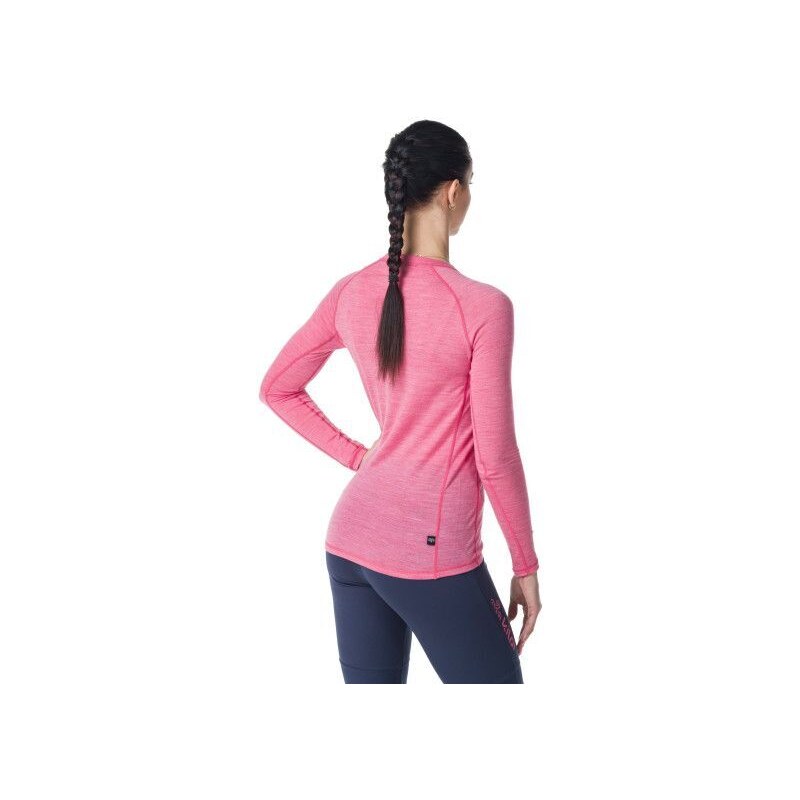 Dámské vlněné termo tričko Kilpi MAVORA TOP-W růžové