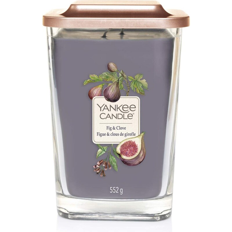Yankee Candle vonná svíčka Elevation ve skle velká Fig and Clove 552 g