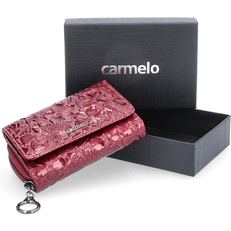 Dámská kožená peněženka Carmelo vínová 2105 V BO