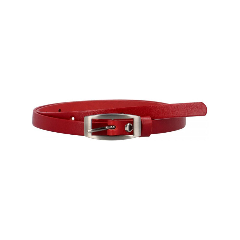 Penny Belts Dámský kožený opasek červený - PB Jarro 95 červená 93964220