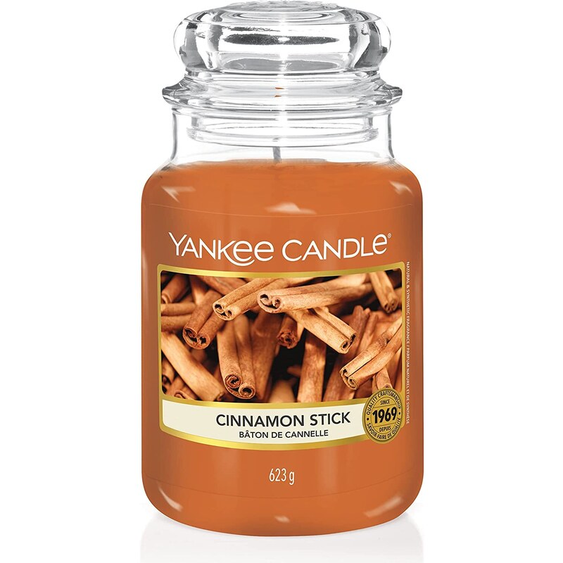 Yankee Candle vonná svíčka Classic ve skle velká Cinnamon Stick 623 g