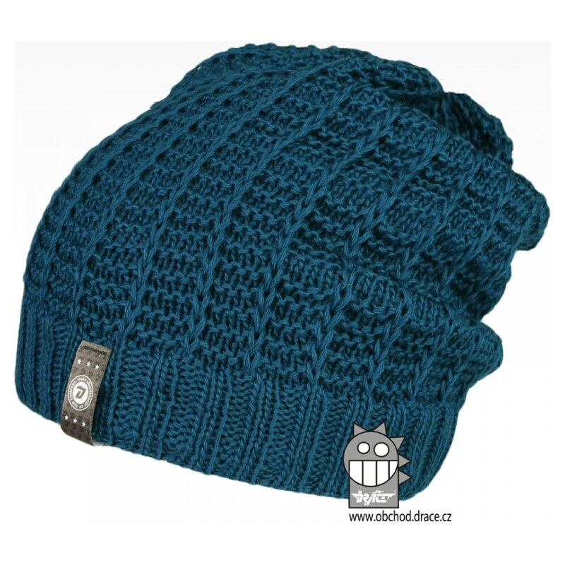Merino pletená čepice Dráče - Harmony 16, petrol 117156698