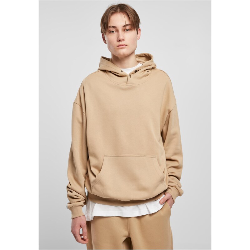 Urban Classics Snap Hoody unionbéžová