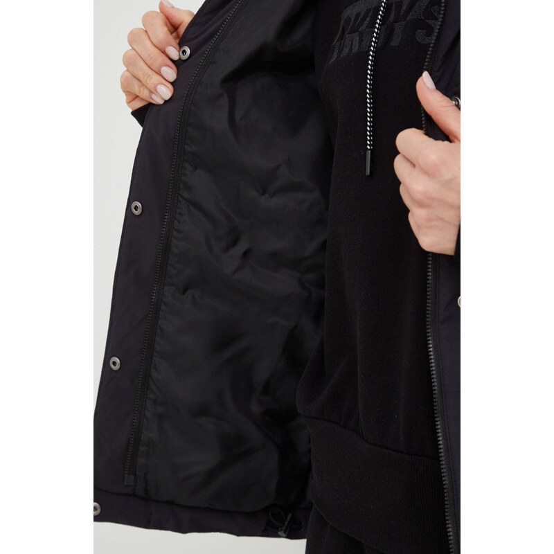 Péřová vesta adidas černá barva, HG6280