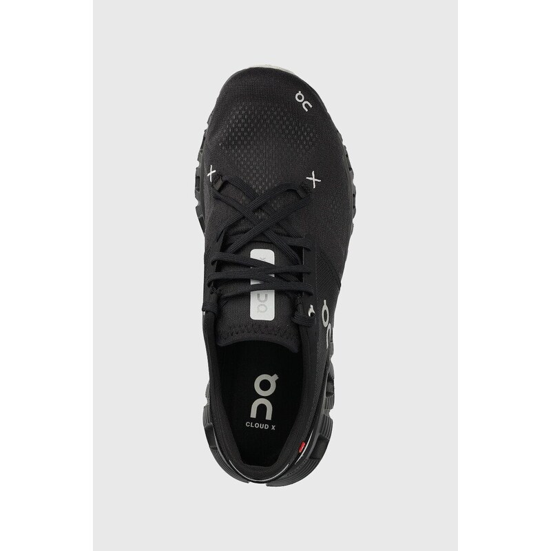 Běžecké boty On-running Cloud X 3 černá barva, 6098705