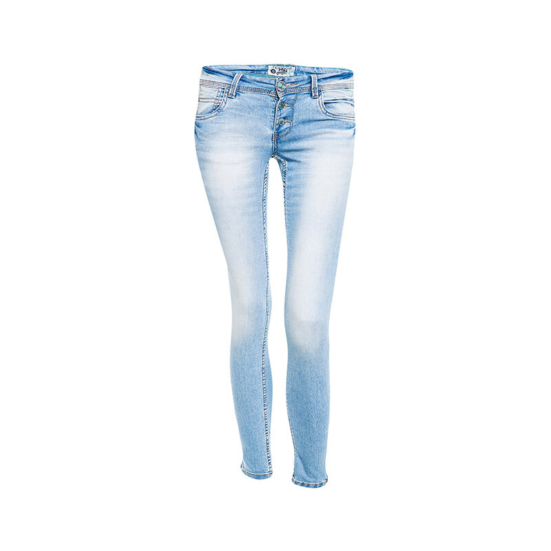 Terranova Light stretch jeans with ankle zip