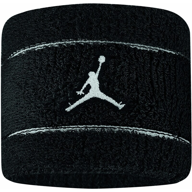 Nike jordan m wristbands 2 pk terry BLACK