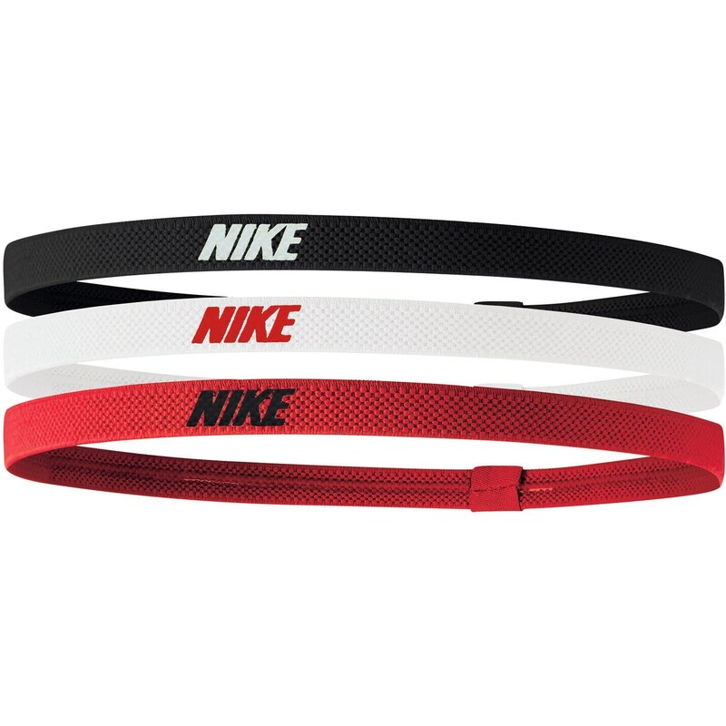 Nike elastic headbands 2.0 3 pk BLACK