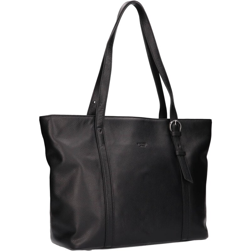 Elegantní dámská kožená kabelka Katana Irnise - černá