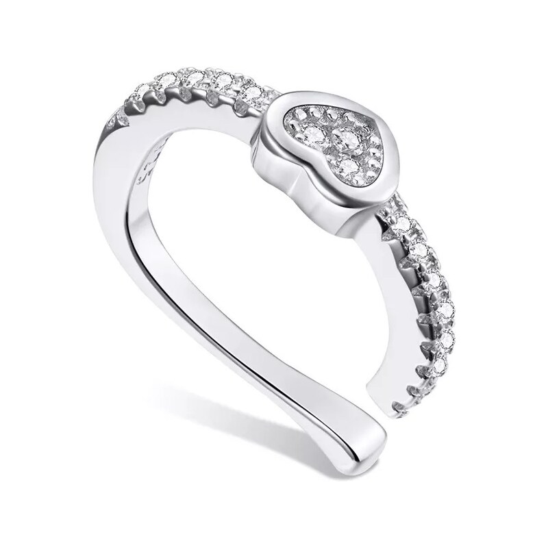 Lindas Jewelry Stříbrná záušnice Moje Srdce Ag 925/1000 IN422 75115974
