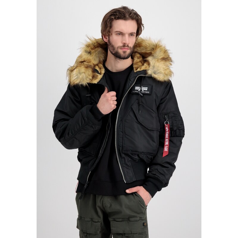 Alpha Industries Bunda 46P Hooded Custom black/reflective 75140221