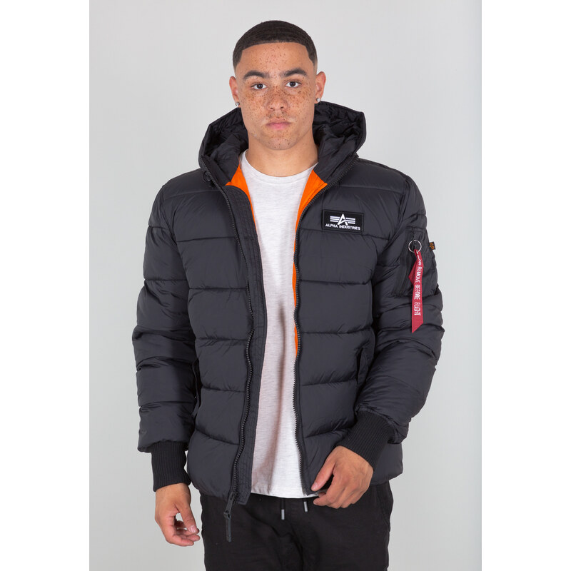 Alpha Industries Bunda Hooded Puffer Alpha FD black 75140227