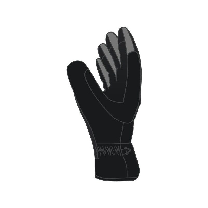 Zateplené rukavice na běžky Kilpi CINQO-U černá