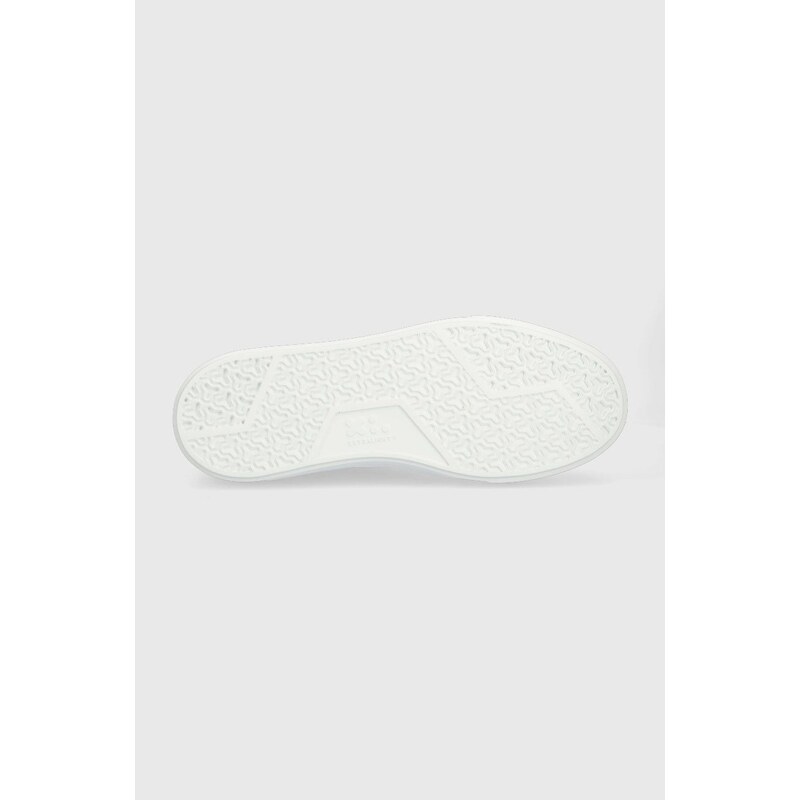 Kožené sneakers boty Karl Lagerfeld KL52265 MAXI KUP bílá barva