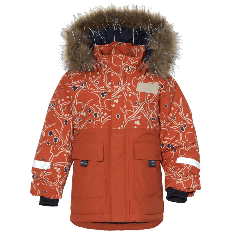 Didriksons Polarbjornen Print Rost Parka