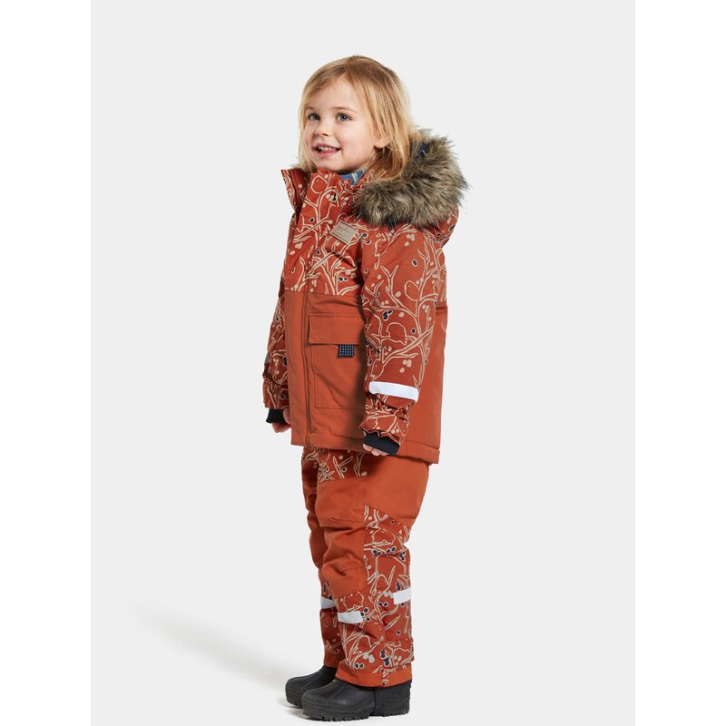 Didriksons Polarbjornen Print Rost Parka