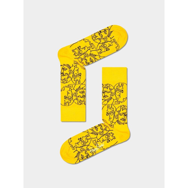 Happy Socks The Beatles Lines (yellow)barevná