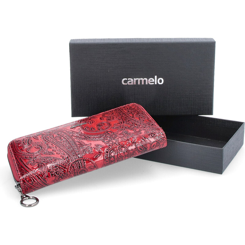 Dámská kožená peněženka Carmelo červená 2111 Q CV