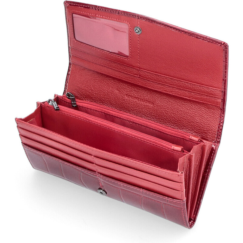 Dámská kožená peněženka Carmelo červená 2109 R CV