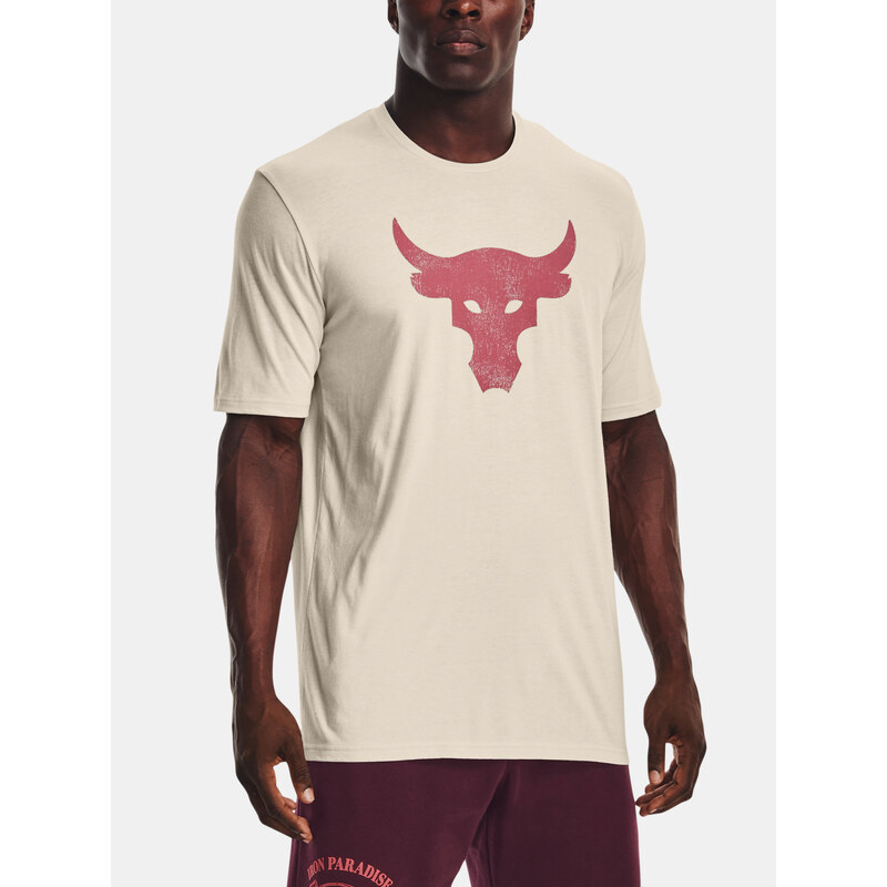 Pánské triko Under Armour UA PJT ROCK BRAHMA BULL SS-WHT