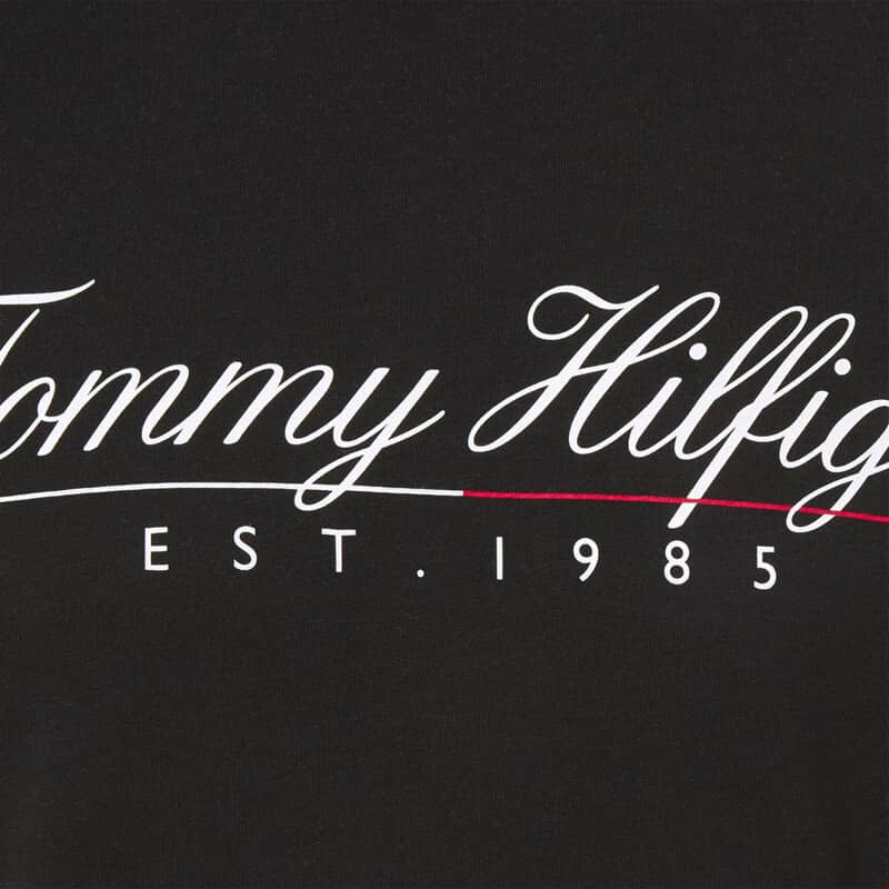 Pánské černé triko Tommy Hilfiger