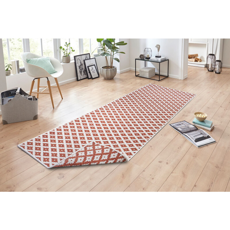 NORTHRUGS - Hanse Home koberce Kusový koberec Twin-Wendeteppiche 105464 Cayenne – na ven i na doma - 200x290 cm