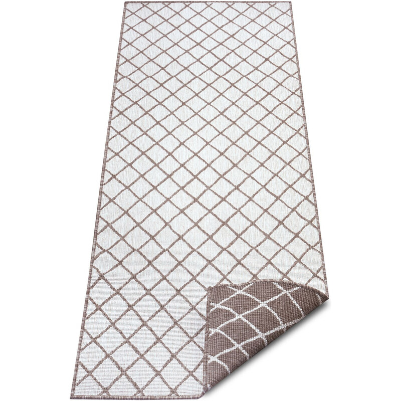 NORTHRUGS - Hanse Home koberce Kusový koberec Twin-Wendeteppiche 105455 Linen – na ven i na doma - 80x150 cm