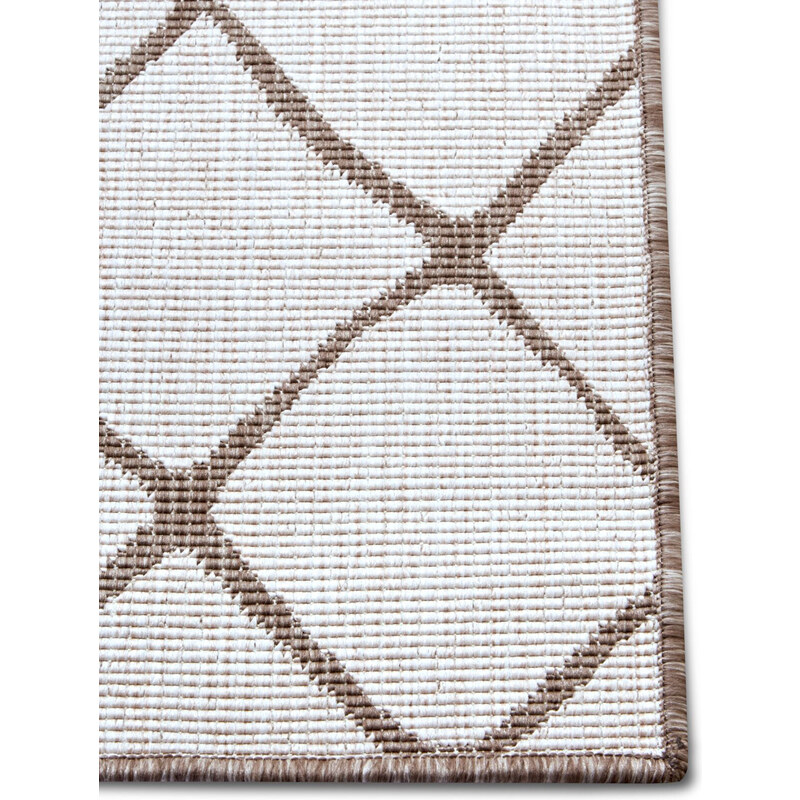 NORTHRUGS - Hanse Home koberce Kusový koberec Twin-Wendeteppiche 105455 Linen – na ven i na doma - 80x150 cm