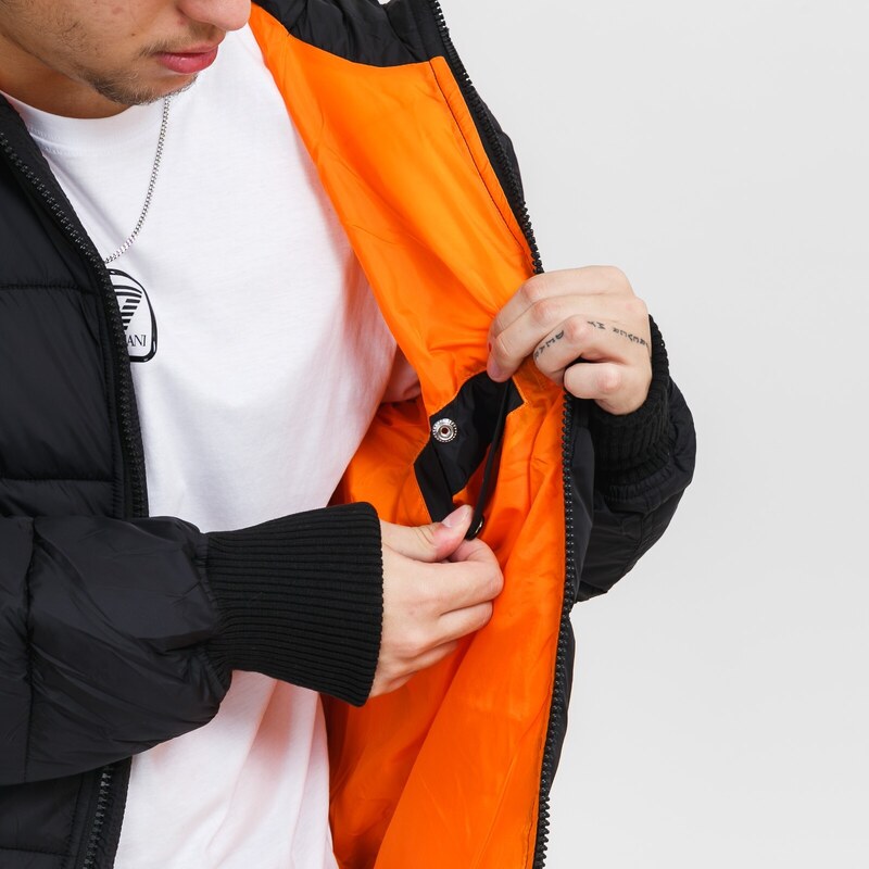 Alpha Industries Hooded Puffer Alpha FD black