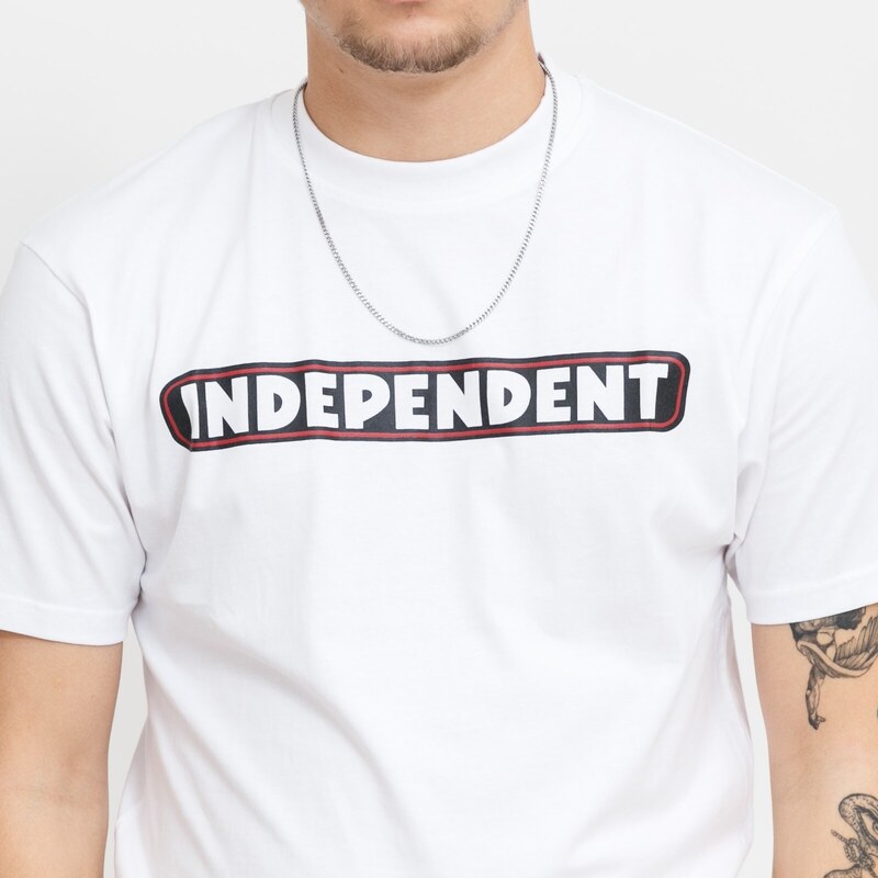 Independent Bar Logo T-Shirt White