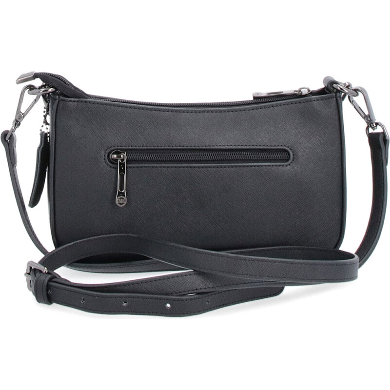 Kožená kabelka crossbody Noelia Bolger černá NB 0073 C