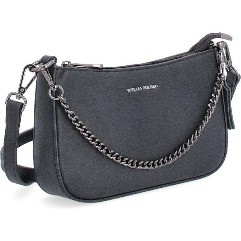 Kožená kabelka crossbody Noelia Bolger černá NB 0073 C