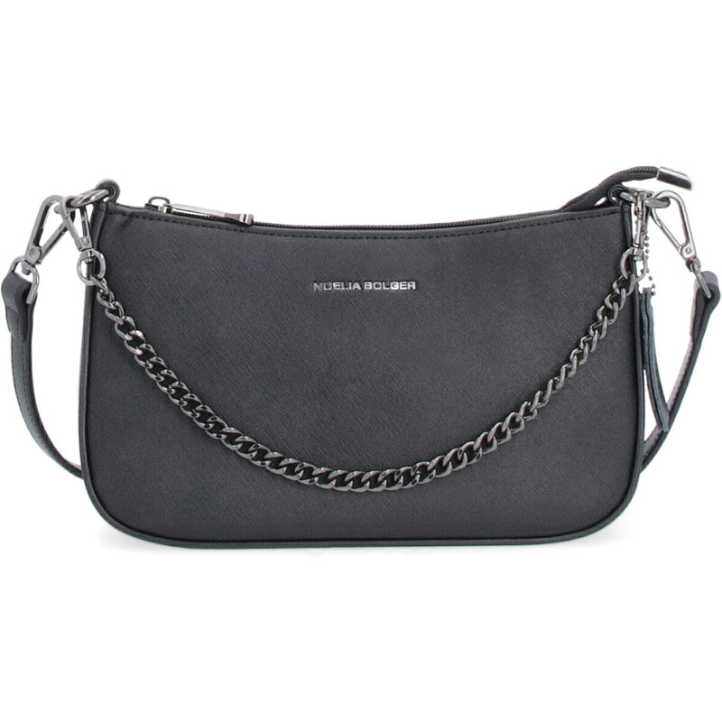 Kožená kabelka crossbody Noelia Bolger černá NB 0073 C