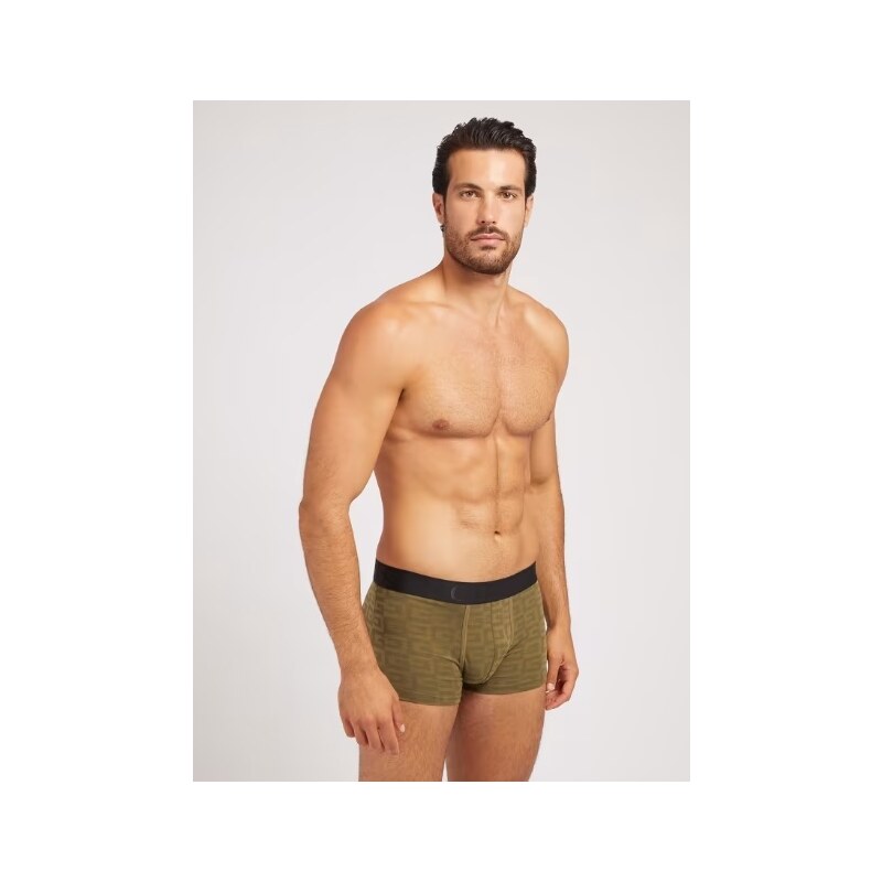 Pánské boxerky 3 pack U2BG01K6YW0 P84S černá/khaki - Guess