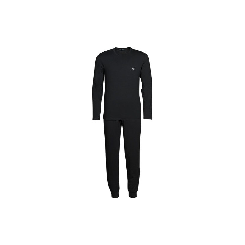 Pánské pyžamo 111789 2F720 23820 černá - Emporio Armani