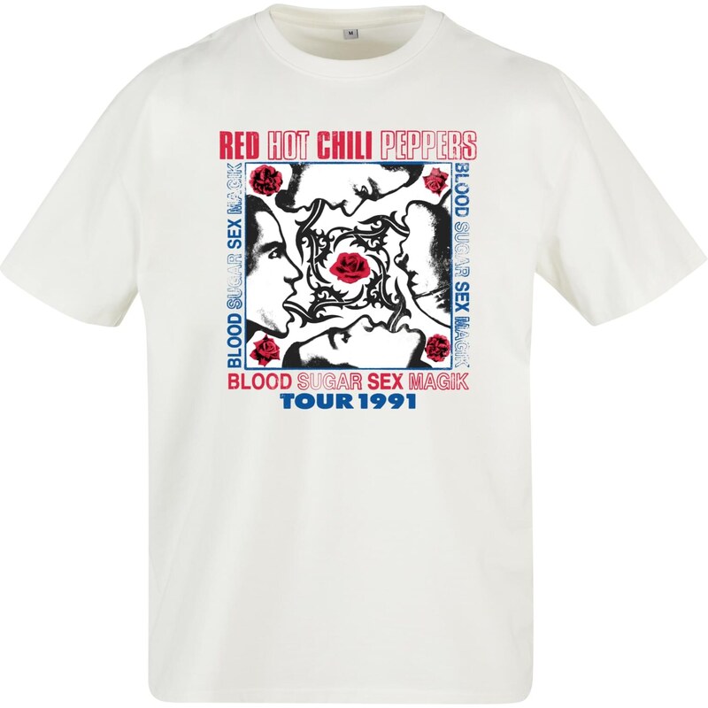MT Upscale Tričko Red Hot Chilli Peppers modrá / červená / černá