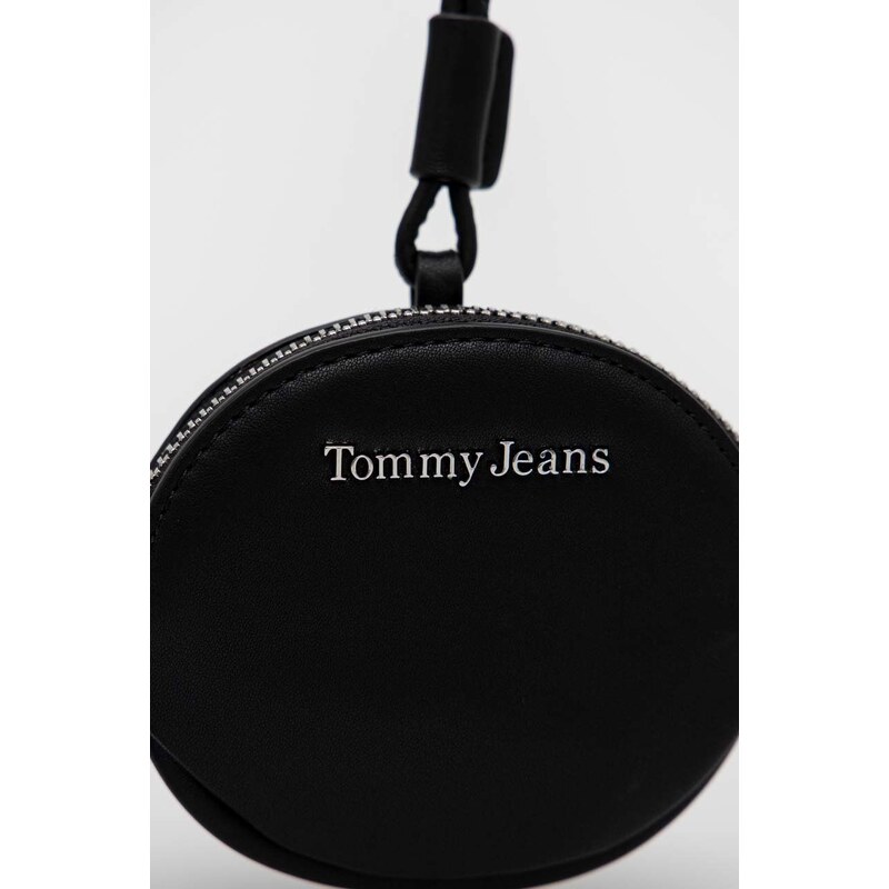 Peněženka Tommy Jeans černá barva