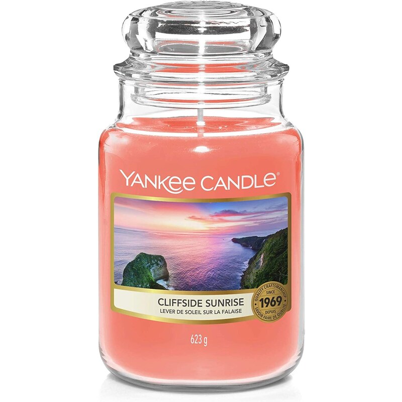 Yankee Candle vonná svíčka Classic ve skle velká Cliffside Sunrise 623 g