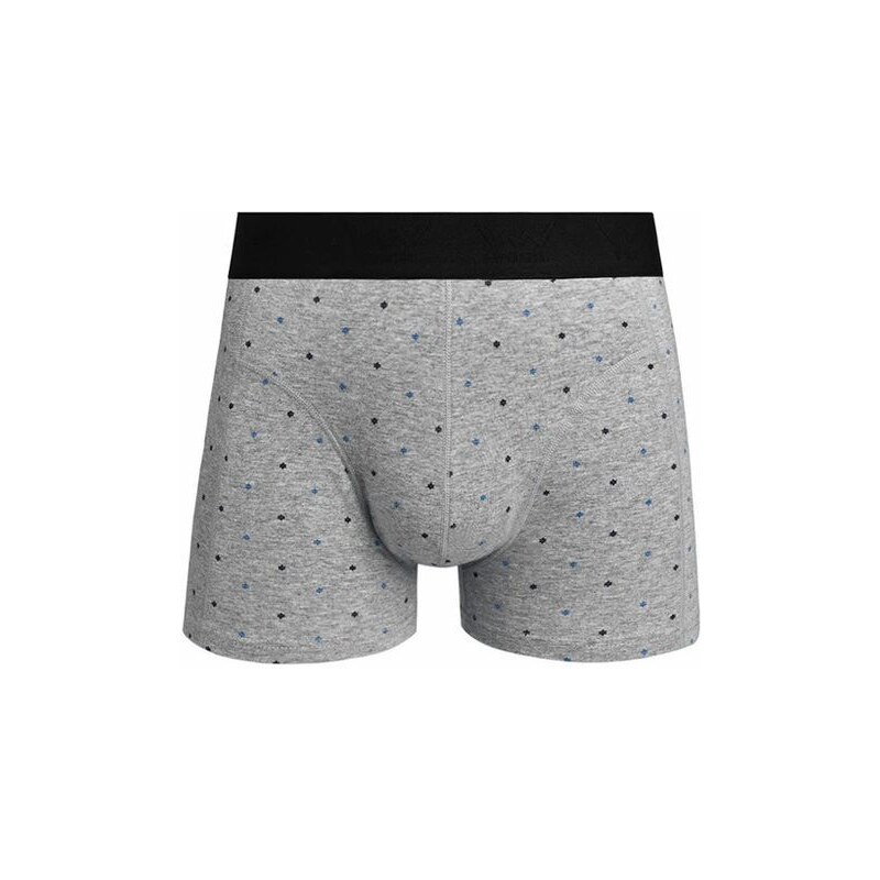 Vuch Trendy šedé puntíkaté boxerky Skim