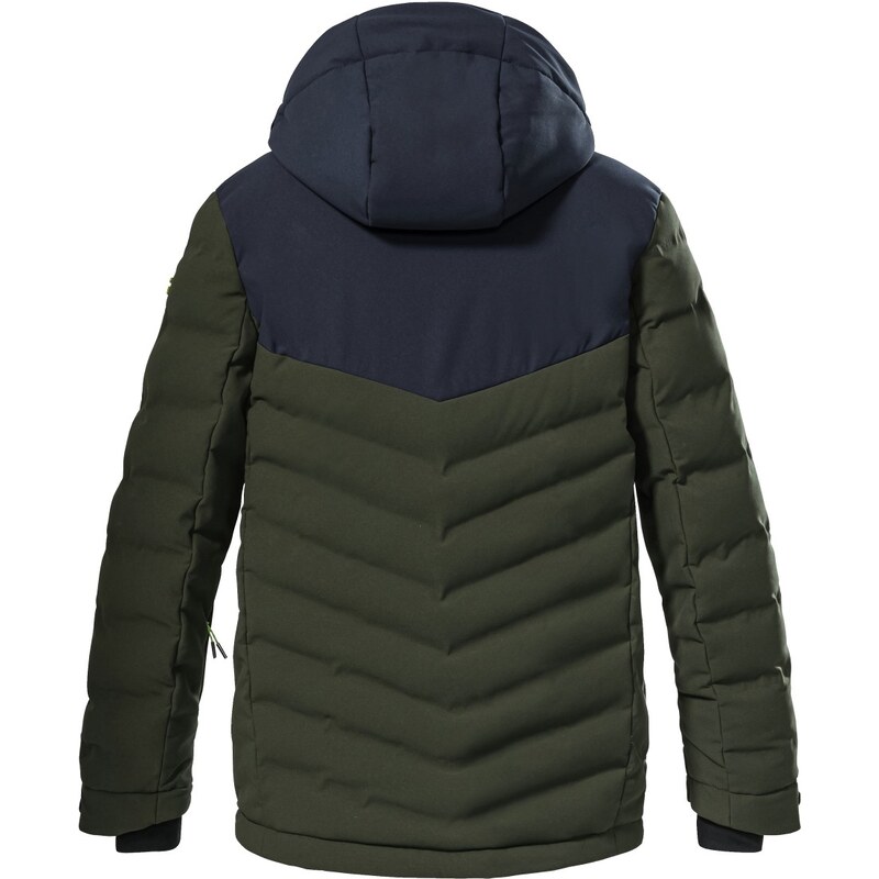 Chlapecká zimní bunda Killtec 163 zelená/černá