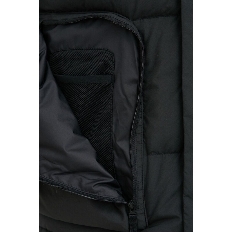 Péřová bunda adidas Performance pánská, černá barva, zimní