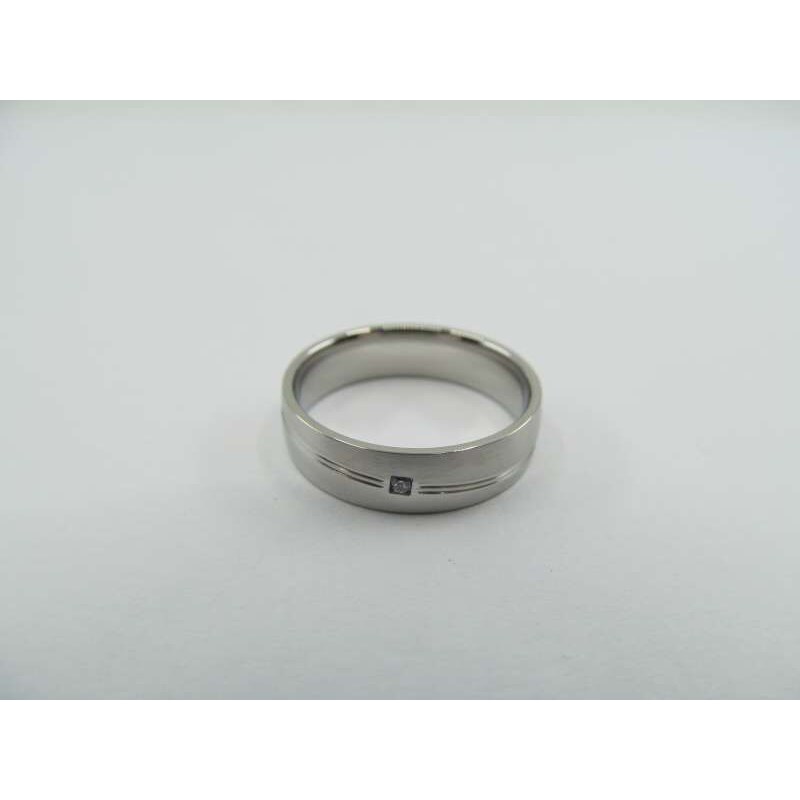 Ocelový prsten 008360