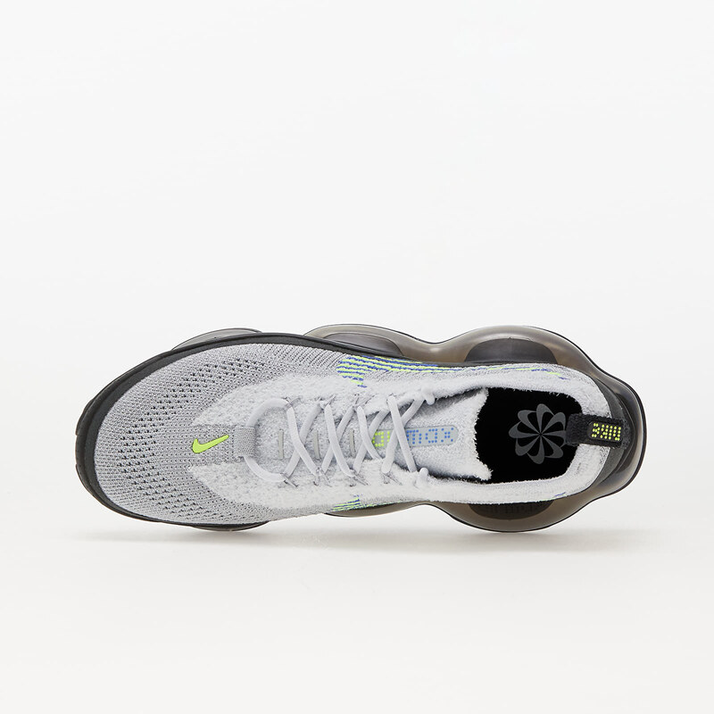 Pánské nízké tenisky Nike Air Max Scorpion Flyknit Wolf Grey/ Volt-Wolf Grey-Dk Smoke Grey