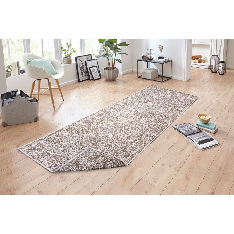 NORTHRUGS - Hanse Home koberce Kusový koberec Twin-Wendeteppiche 105432 Linen – na ven i na doma - 160x230 cm