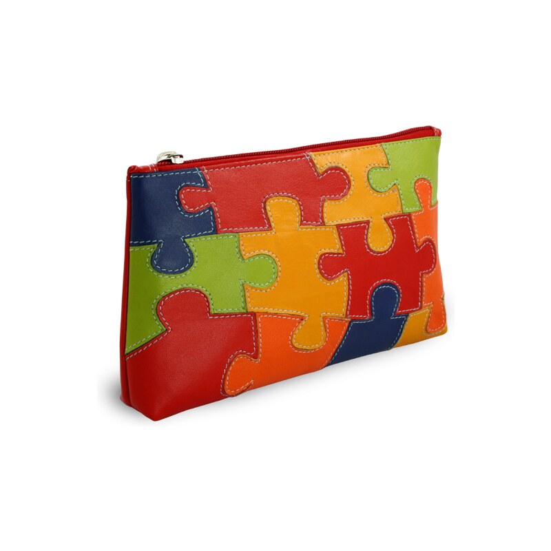 Arwel Puzzle dámská kožená etue 611-0023-PUZ 97330877