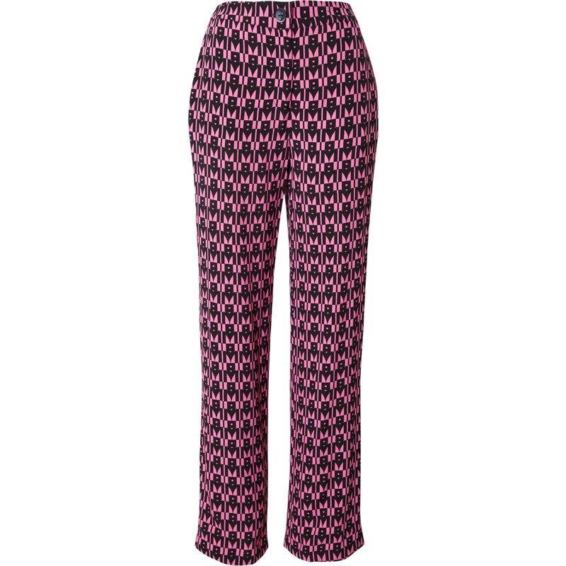 modström Kalhoty Borys pink / černá