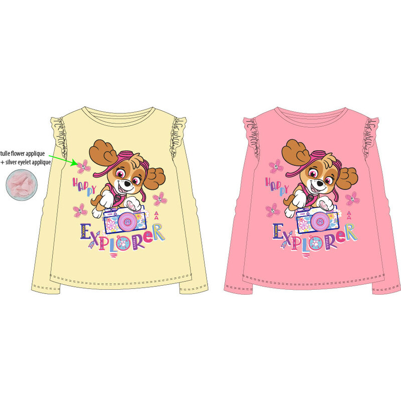 Paw Patrol - Tlapková patrola -Licence Dívčí tričko - Paw Patrol